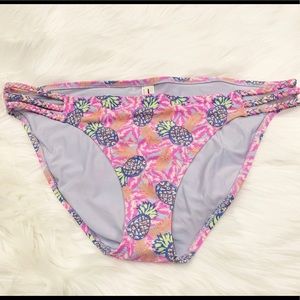 American Eagle Pineapple Bikini Bottom Size XL